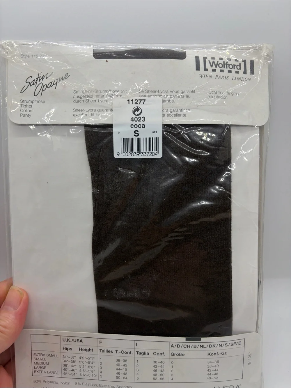 Wolford Satin Opaque Tights - Cocoa